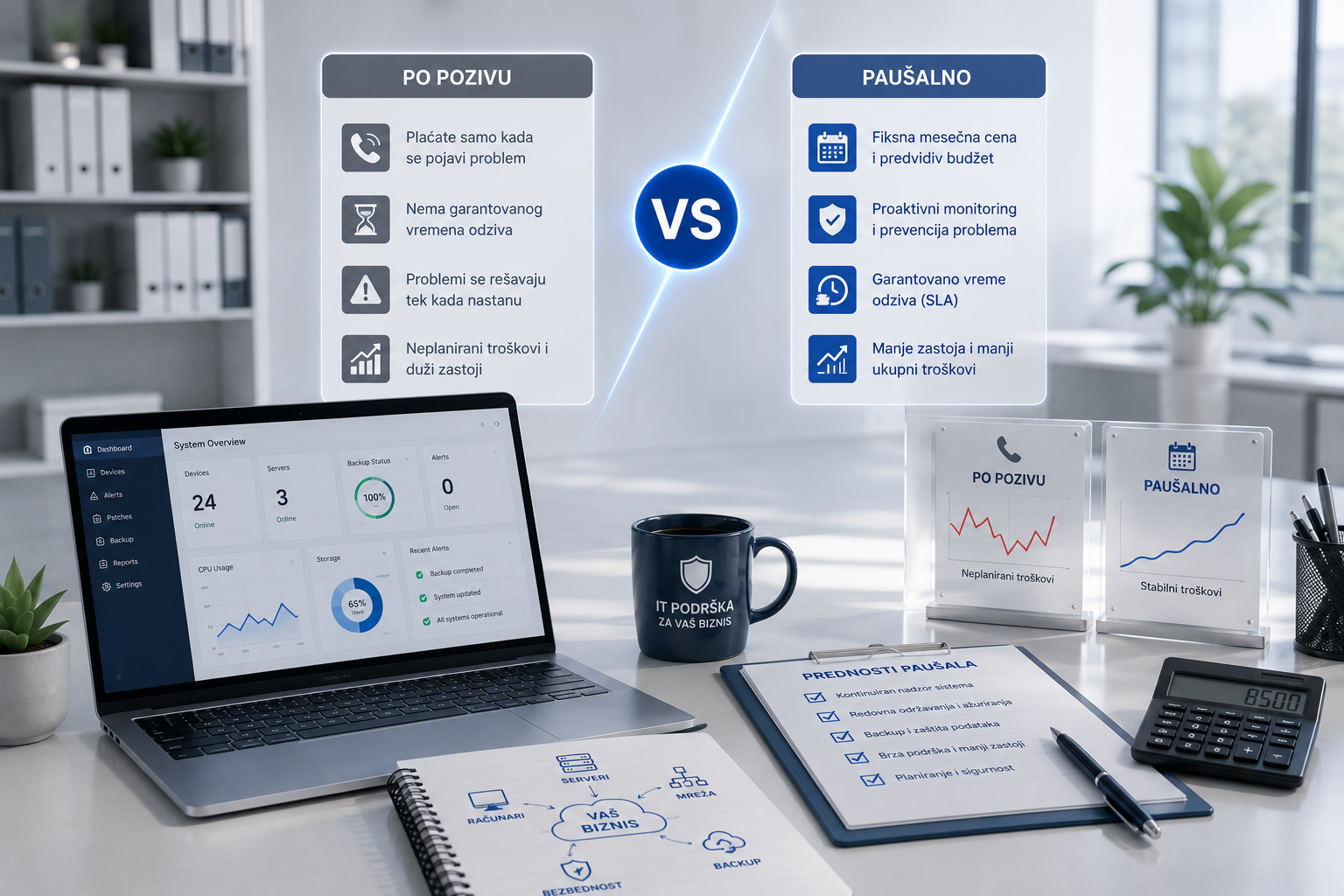Paušalno ili po pozivu – šta je isplativije?